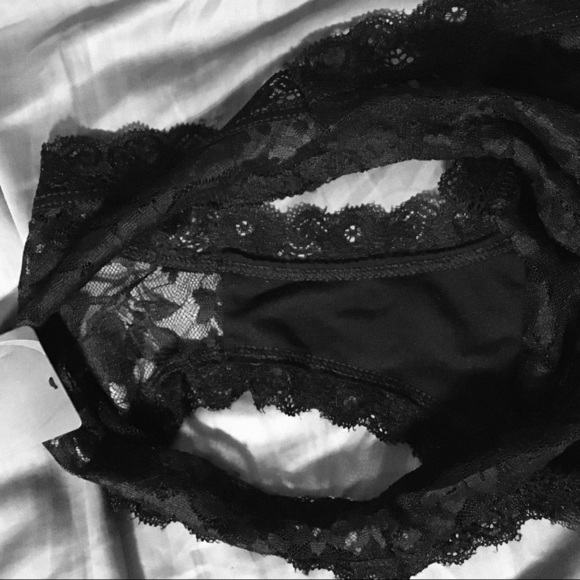 BAND NEW WITH TAGS Black Lacy SOFRA Panties small - Picture 4 of 5